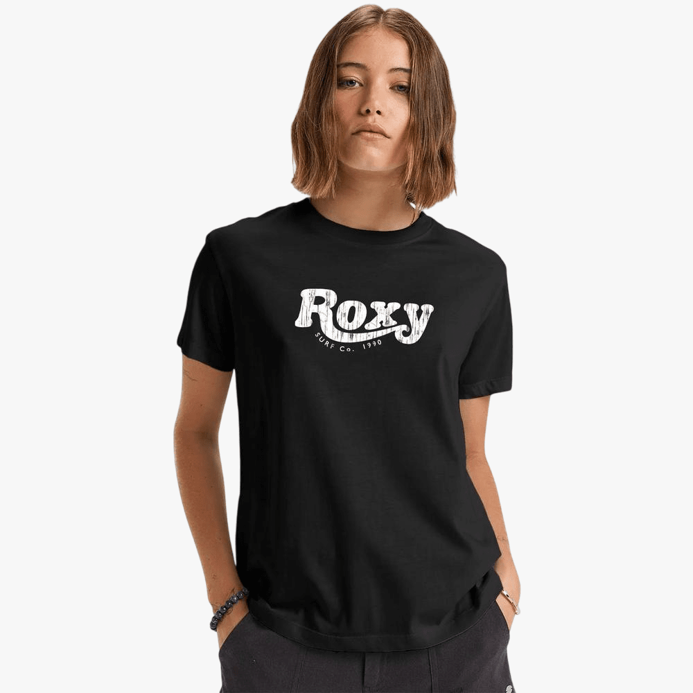 Roxy Womens Sun Over The Sand Short Sleeve Tee Black | Roxy