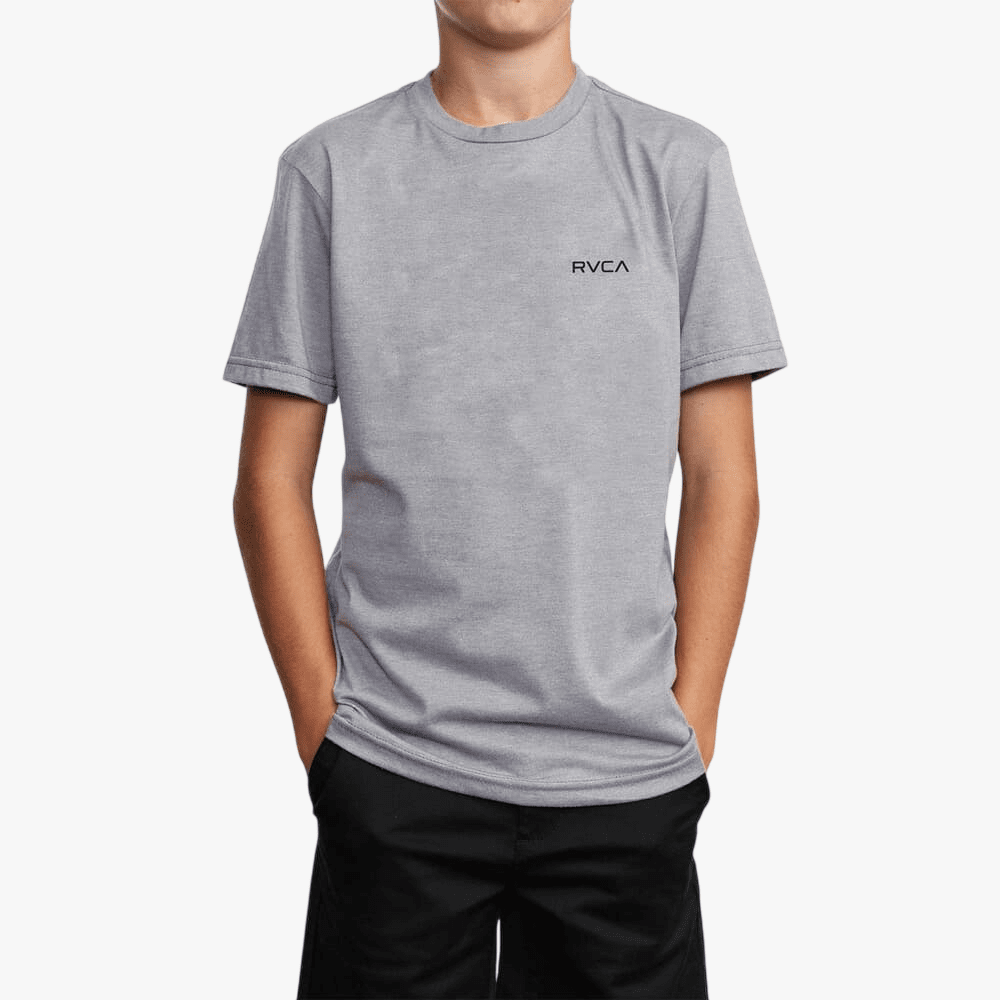 Rvca Mens Small Rvca Essential Short Sleeve Tee Grey Mel | Rvca