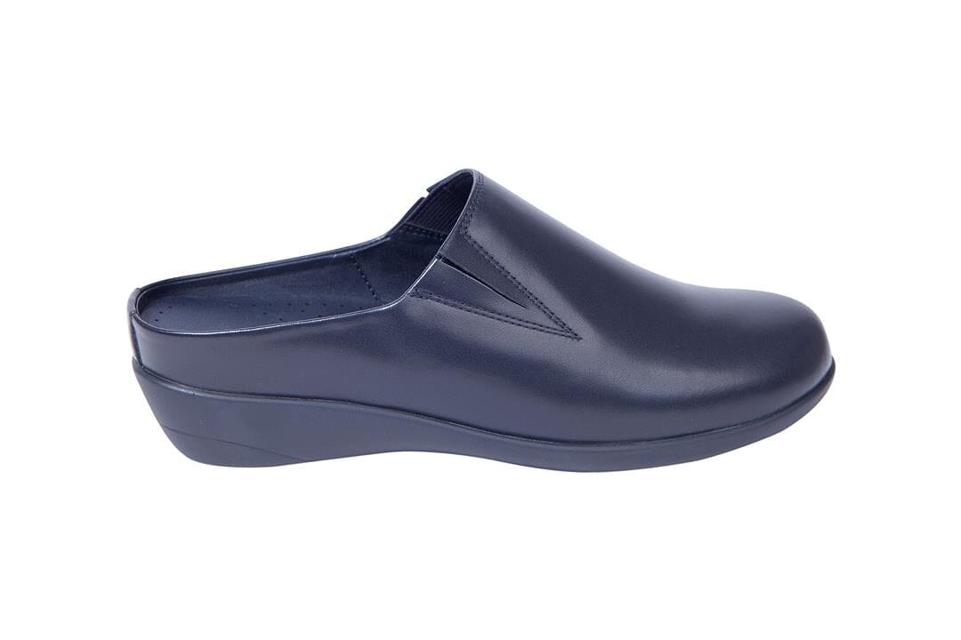 Greencross Womens Slip On Mule Navy | Greencross