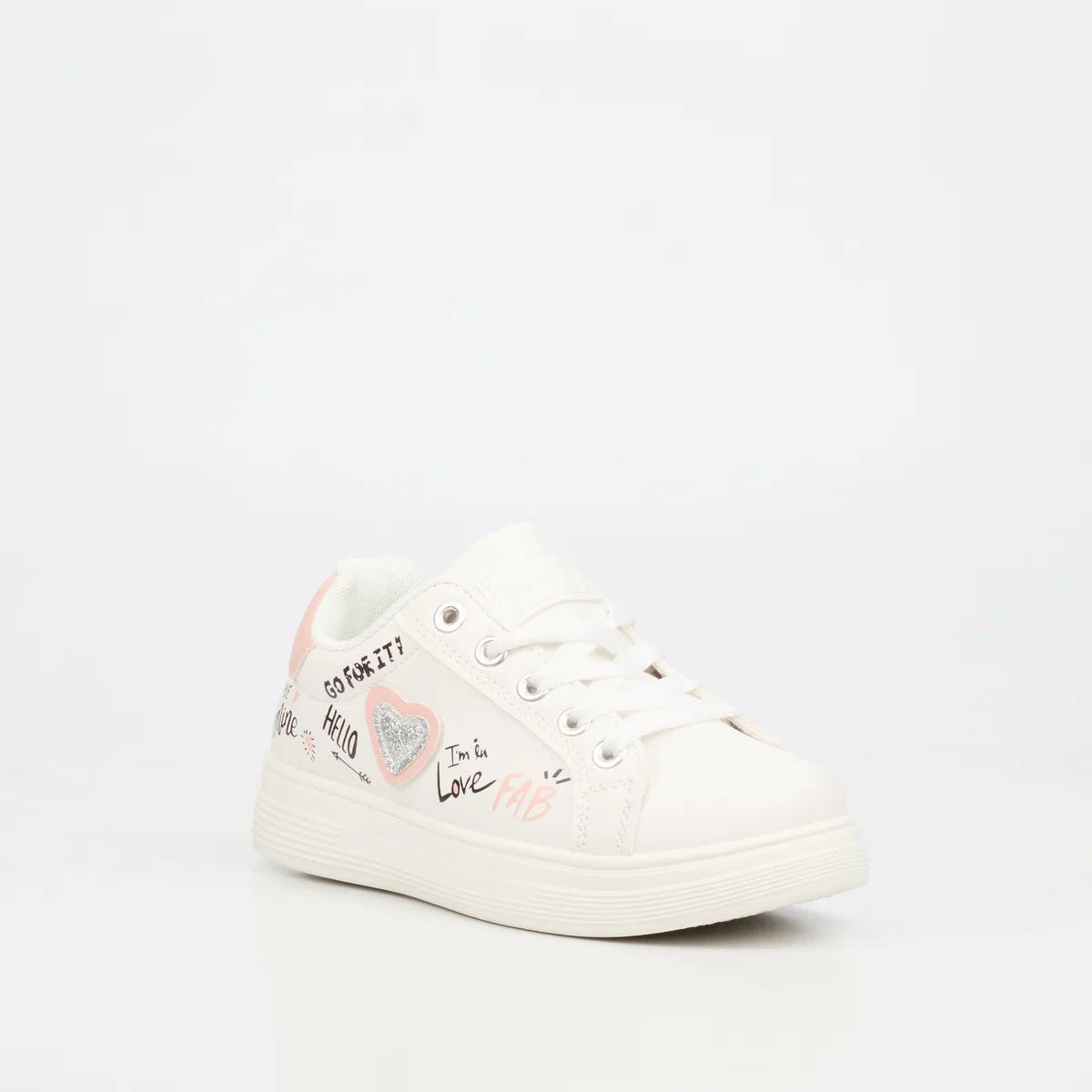 Flutterby Girls Sneaker White