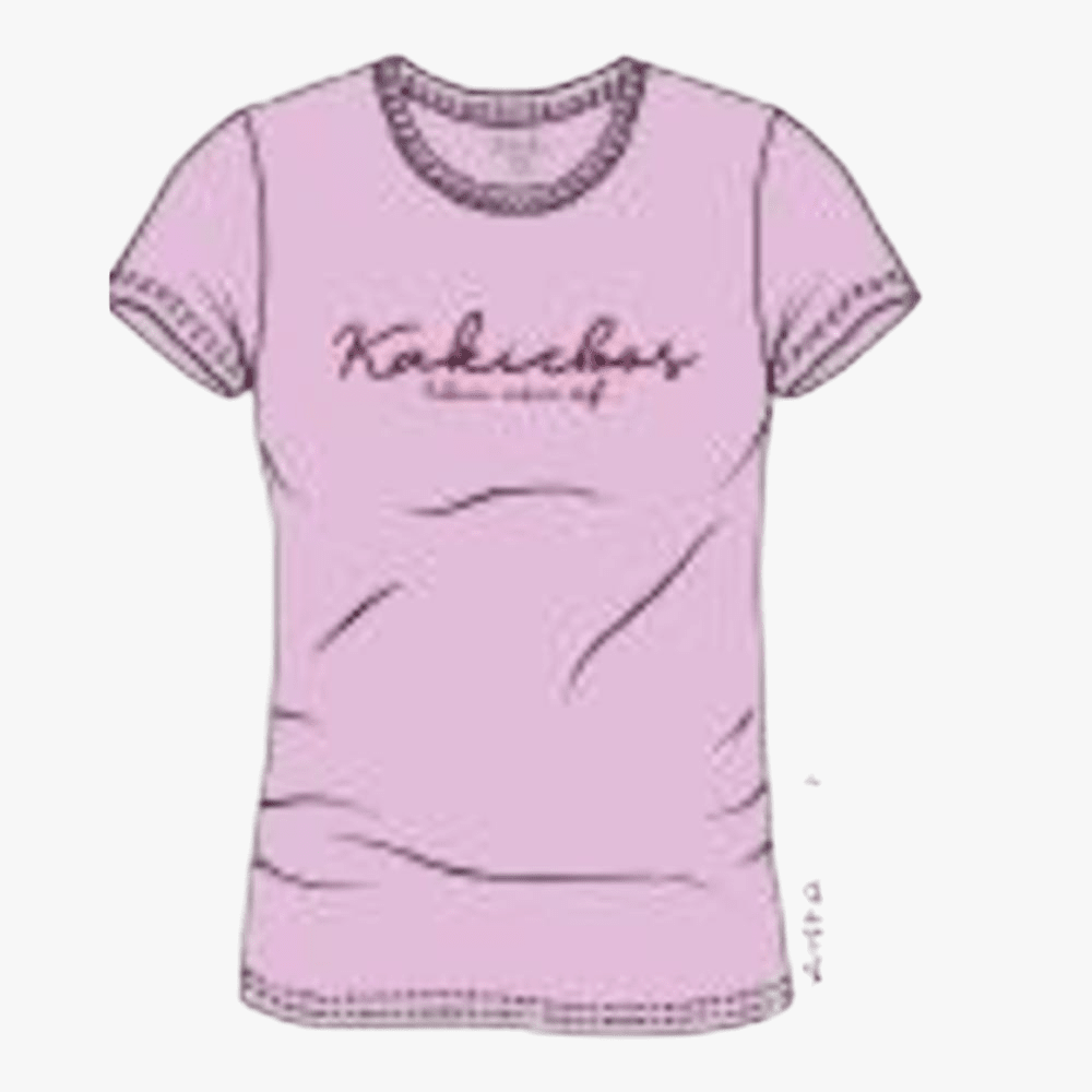 Kakiebos Womens Classic Fit Short Sleeve Tee Parfait Pink | Kakibos