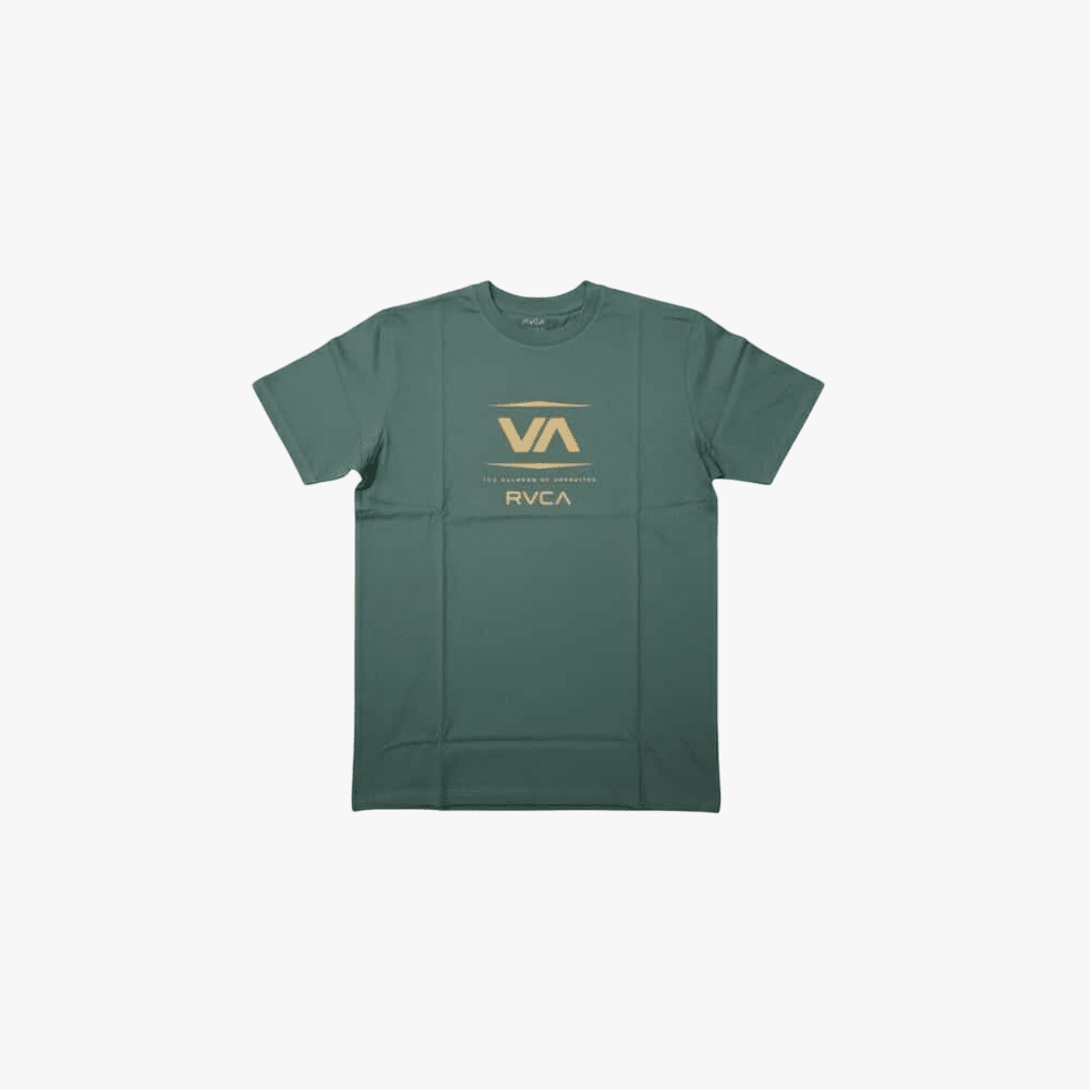 Rvca Mens After Balance Short Sleeve Tee Grape Leaf | Rvca