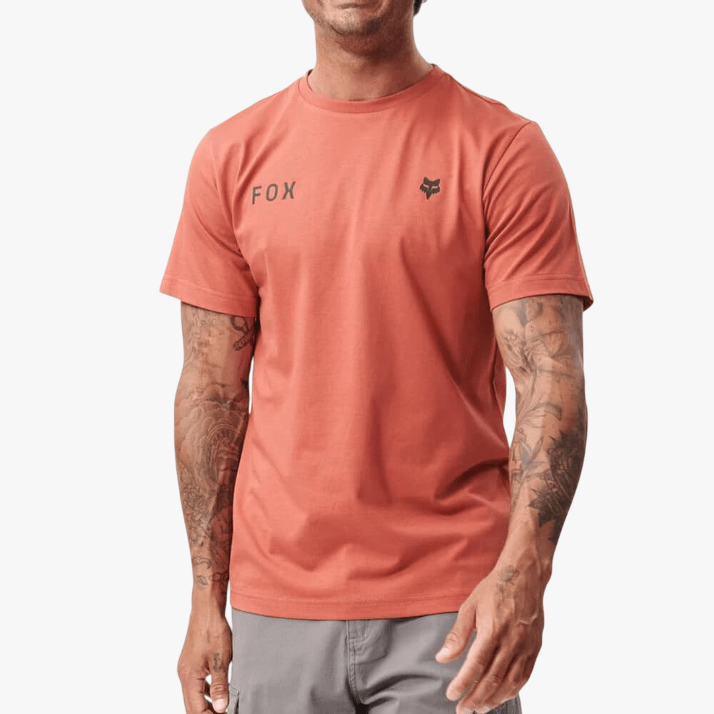 Fox Mens Logomark Short Sleeve Tee Tandoori Spice | Fox