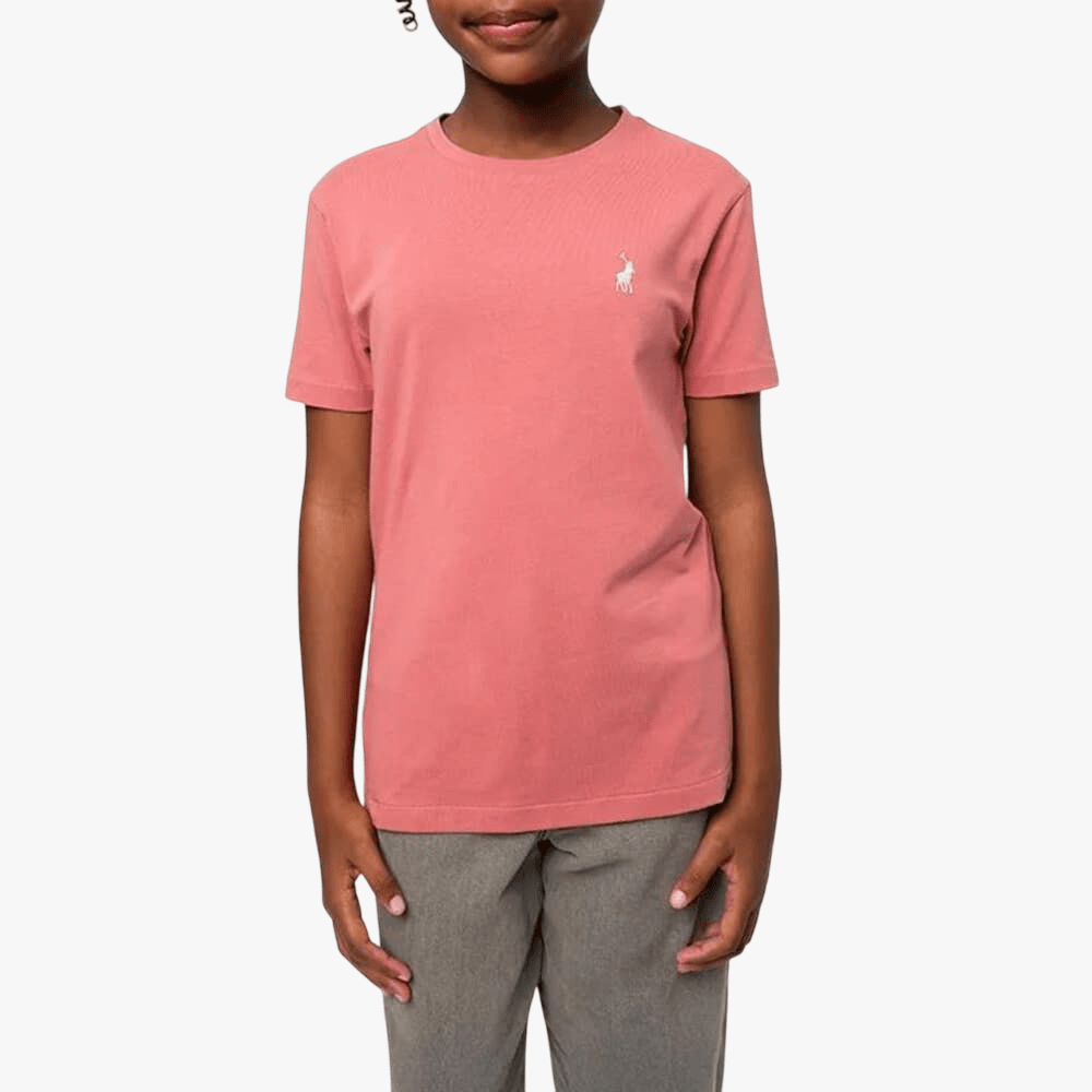 Polo Girls Kelly Short Sleeve Tee Coral | Polo