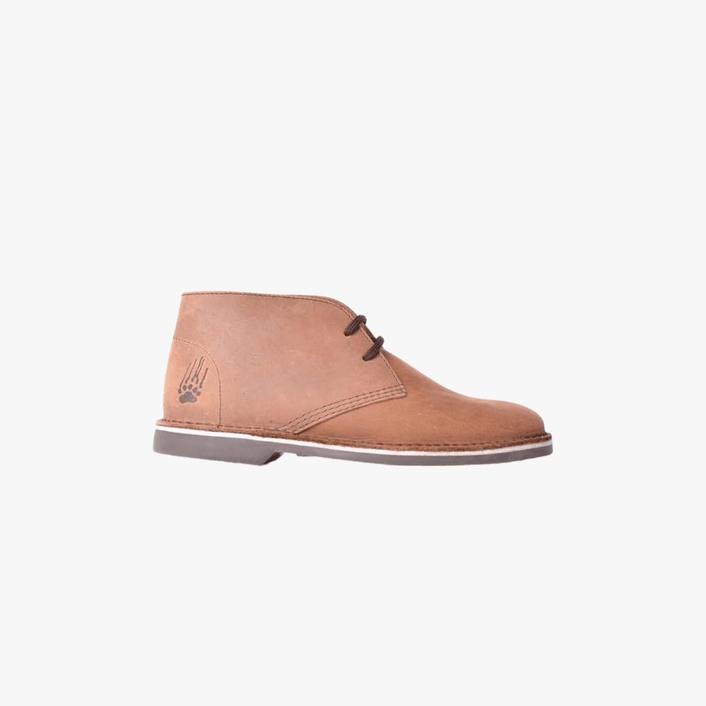 Timbego Mens Grizzly Lace Up Vellie Tan | Timbego