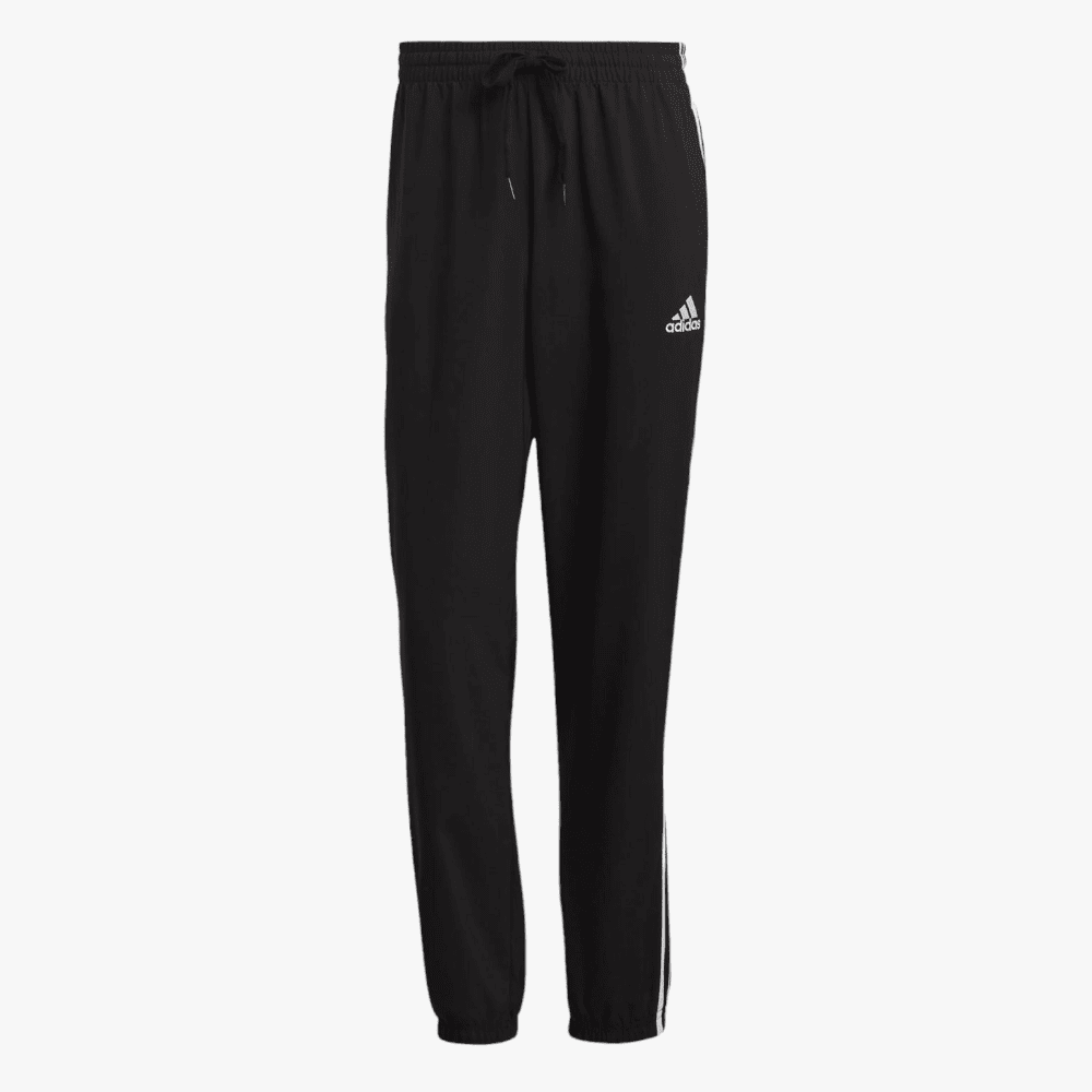 adidas Mens Woven Track Pants Blk Wht adidas