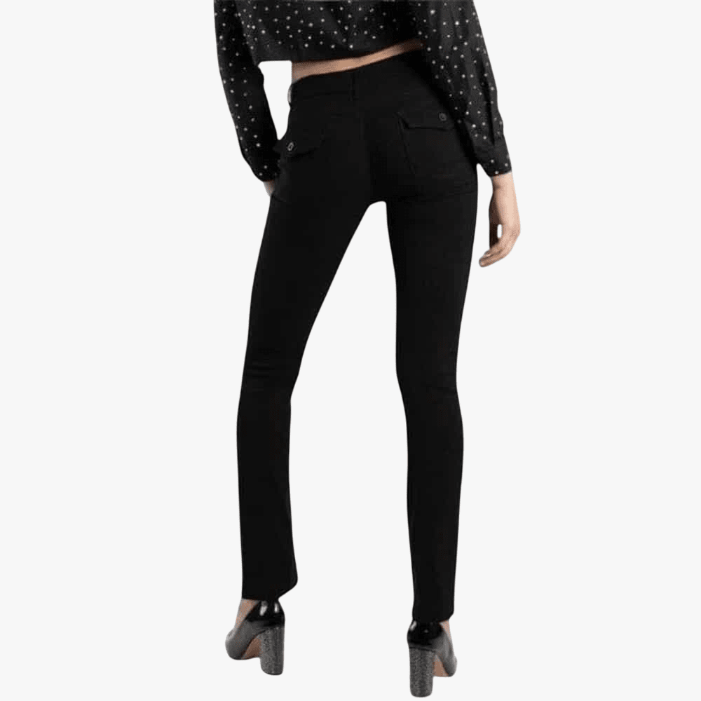 Sissy Boy Womens Tony Mid Rise Bootleg Pants Black | Sissy Boy