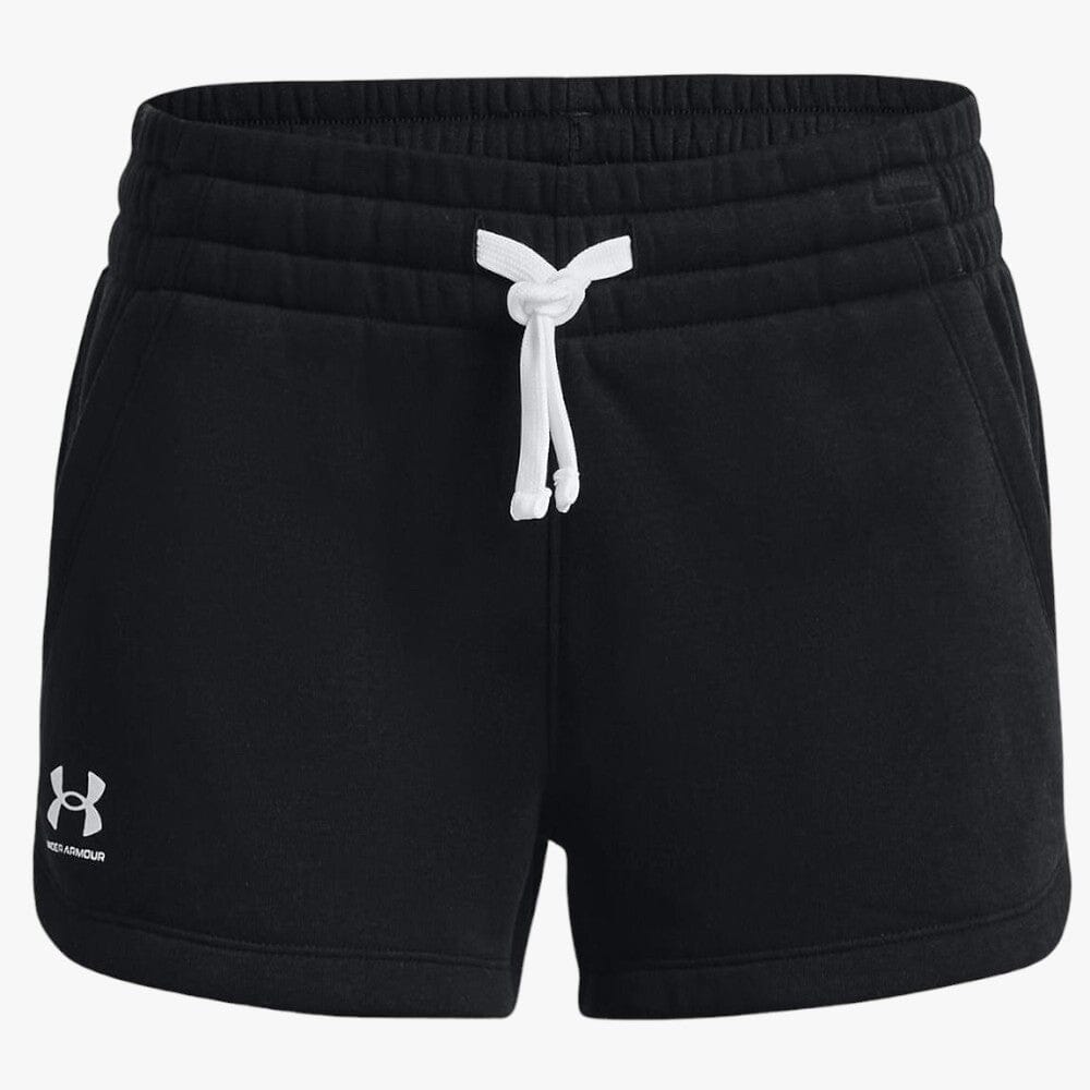 Under Armour Girls Rival Fleece Shorts 001 Black Under Armour