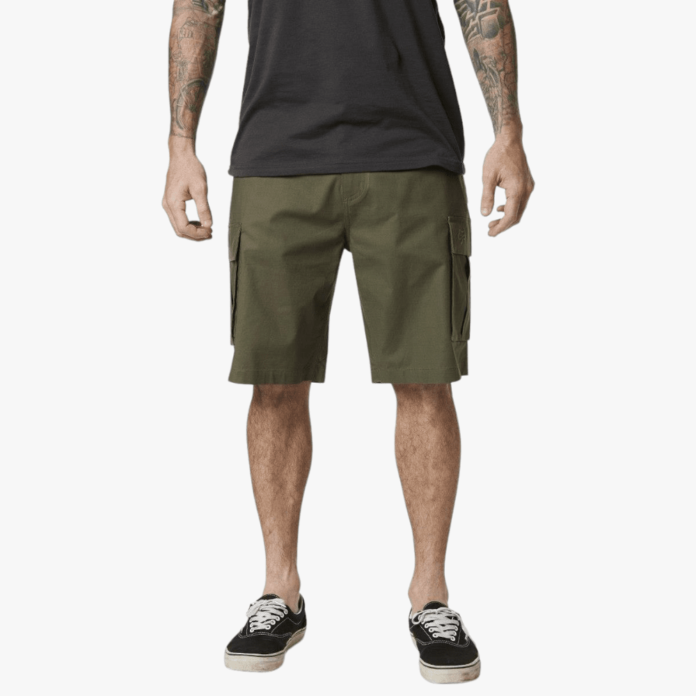 Fox Mens Slambozo Cargo Walkshort Olive Green Fox