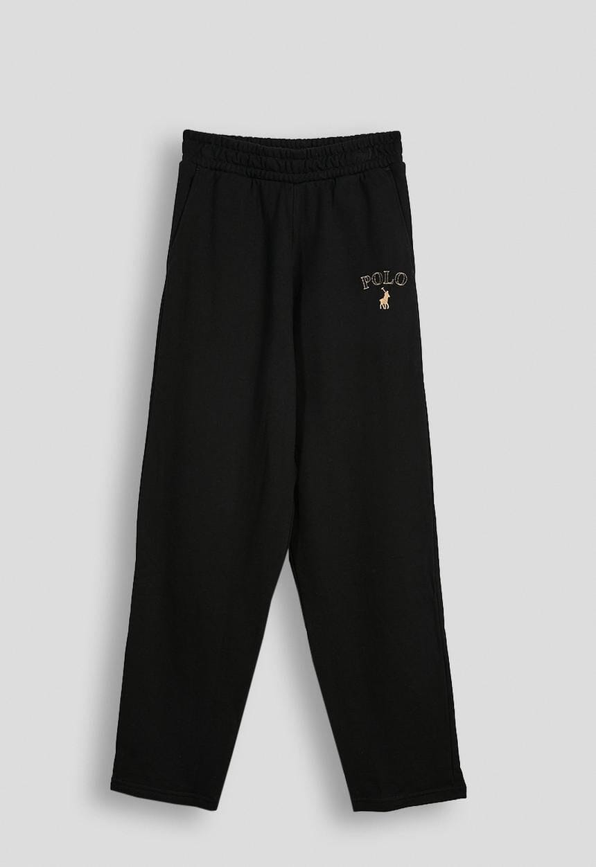 Polo Girls Hannah Embroid Jogger Black | Polo