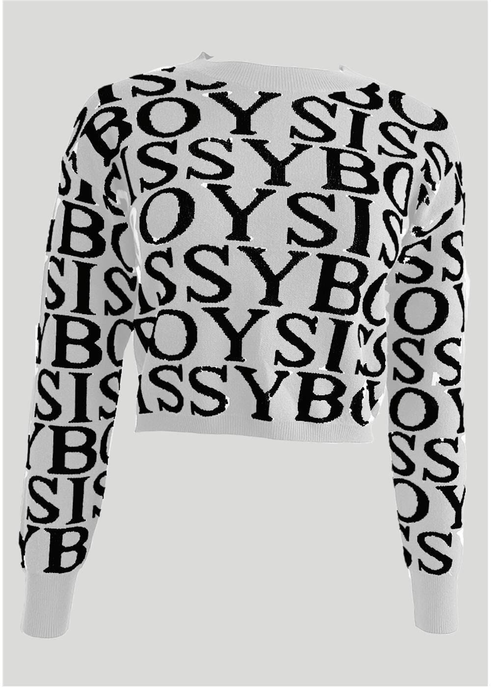 Sissy Boy Womens Chelsea Sweater Black White | Sissy Boy