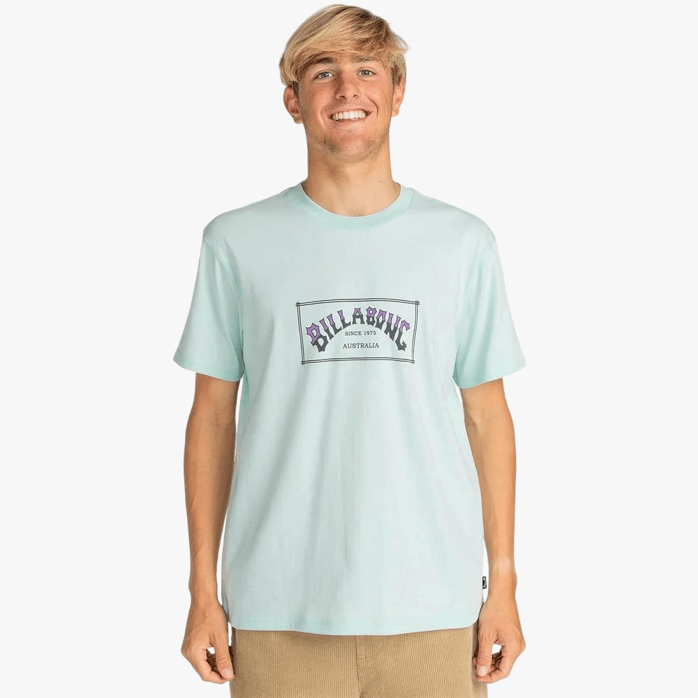 Billabong Mens Arch Short Sleeve Tee Seaglass | Billabong