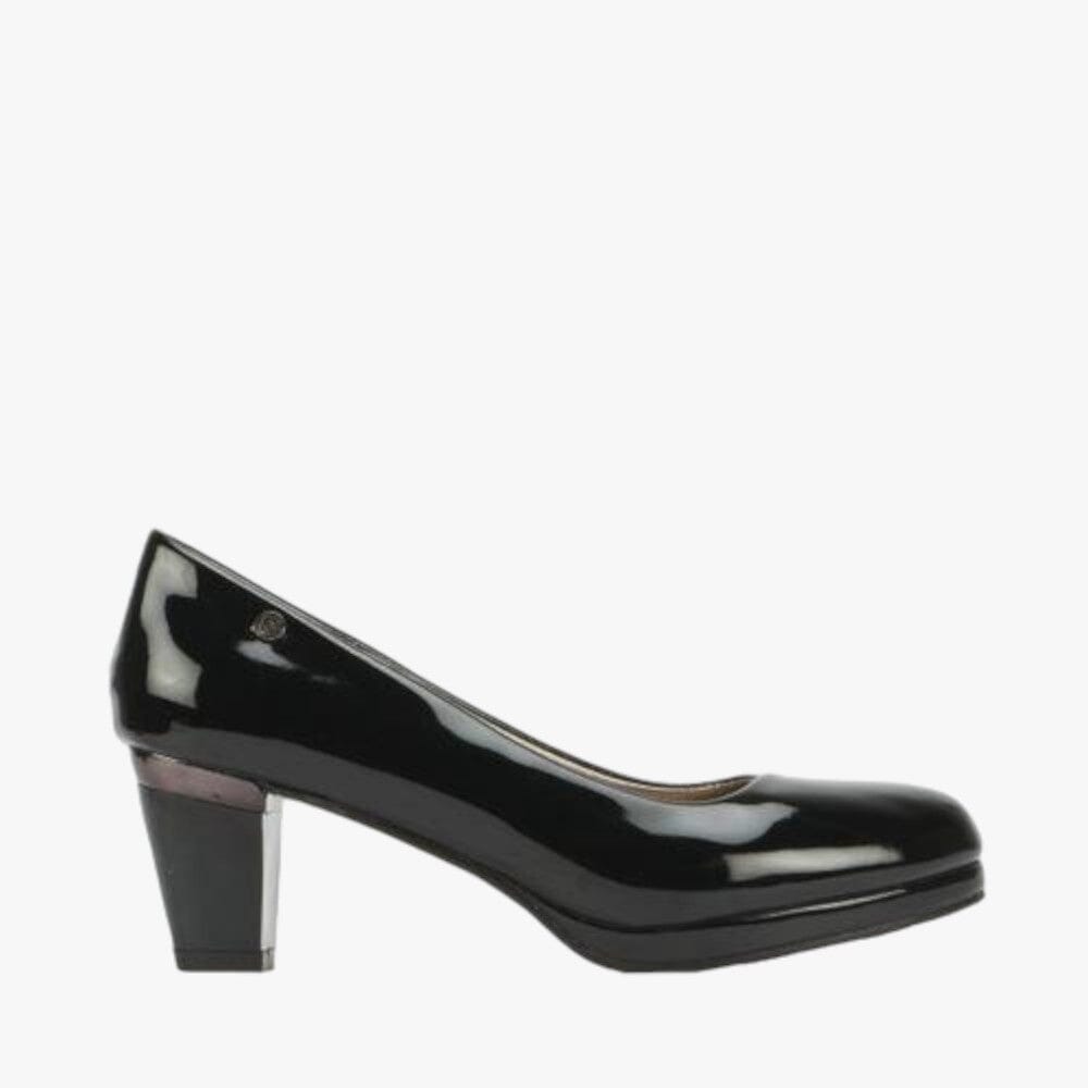 Pierre Cardin Womens Matilda 1 Patent Heel Black Pierre Cardin