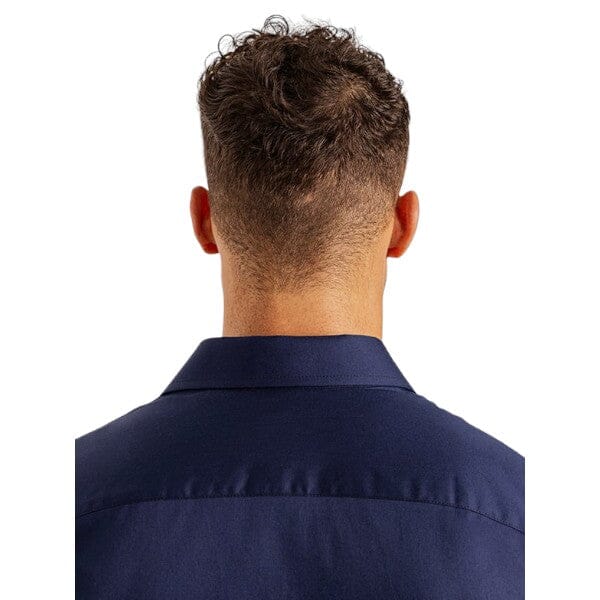 Polo Mens Custom Fit Greig Long Sleeve Shirt Navy | Polo
