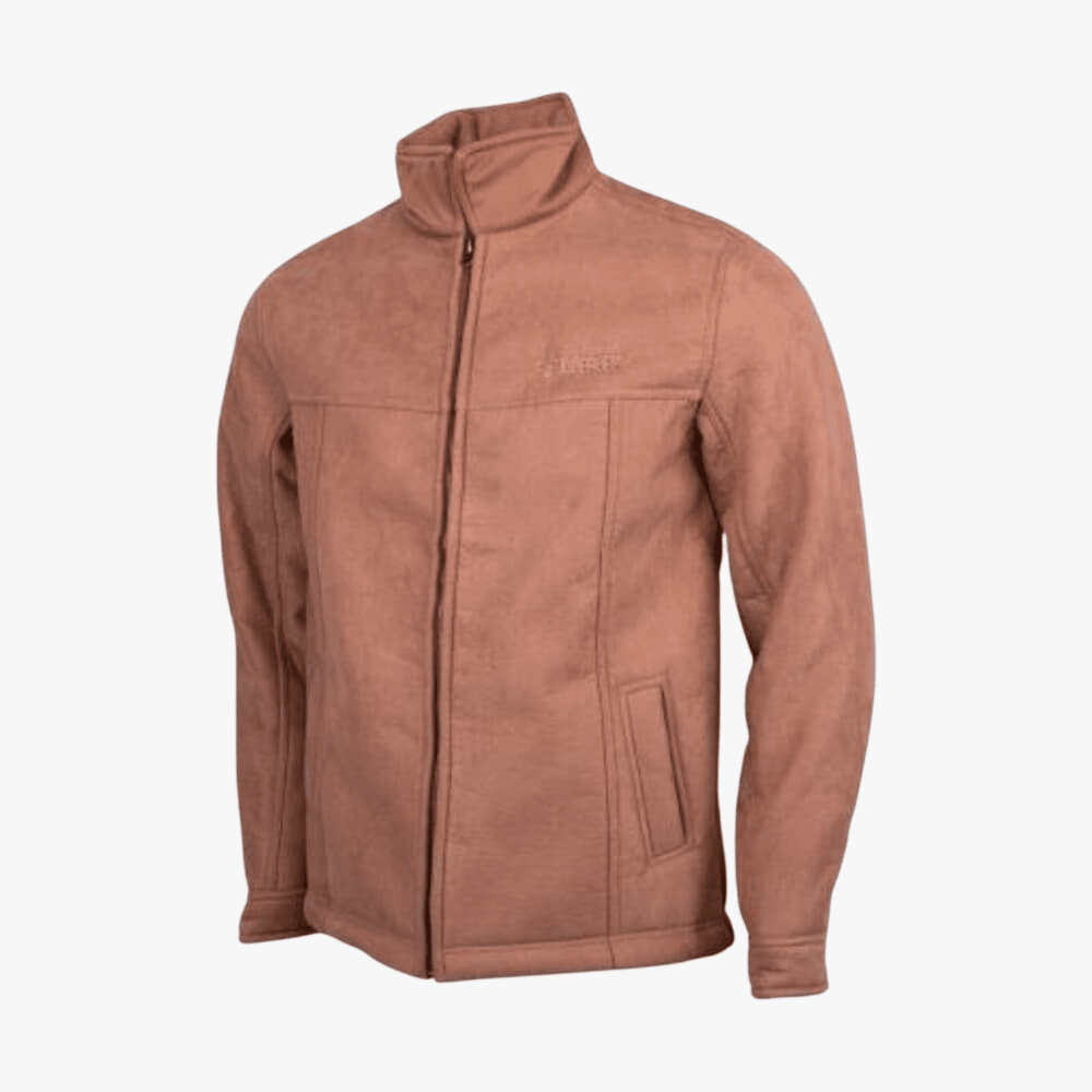 Wildebees Mens Car Coat Sherpa Bonded Jacket Dune | Wildebees