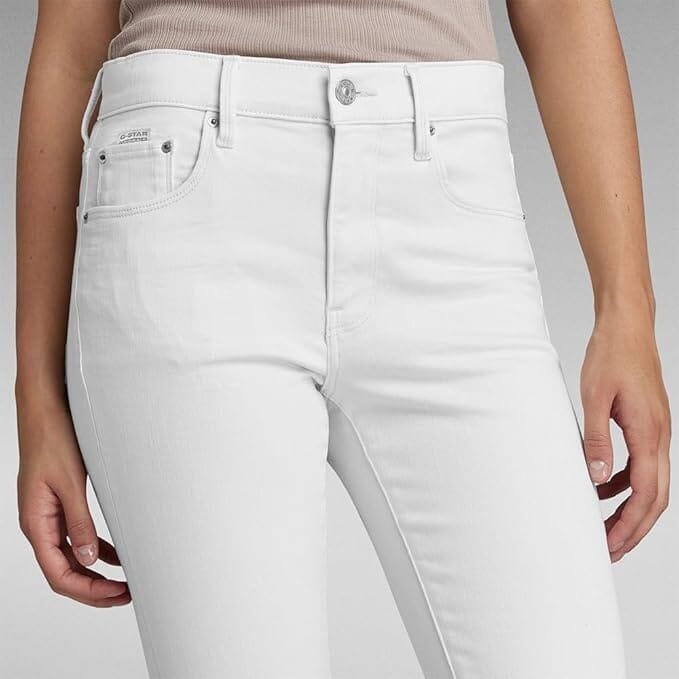 G Star Womens 3301 Skinny Jean Faded Paper White | G Sstar