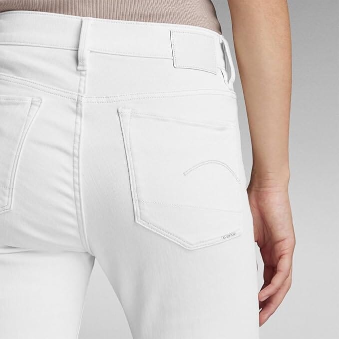 G Star Womens 3301 Skinny Jean Faded Paper White | G Sstar