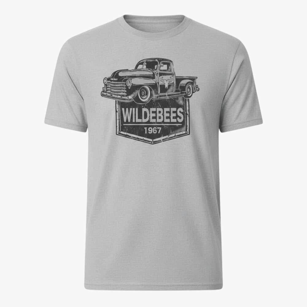 Wildebees Pickup Tee Grey Melange