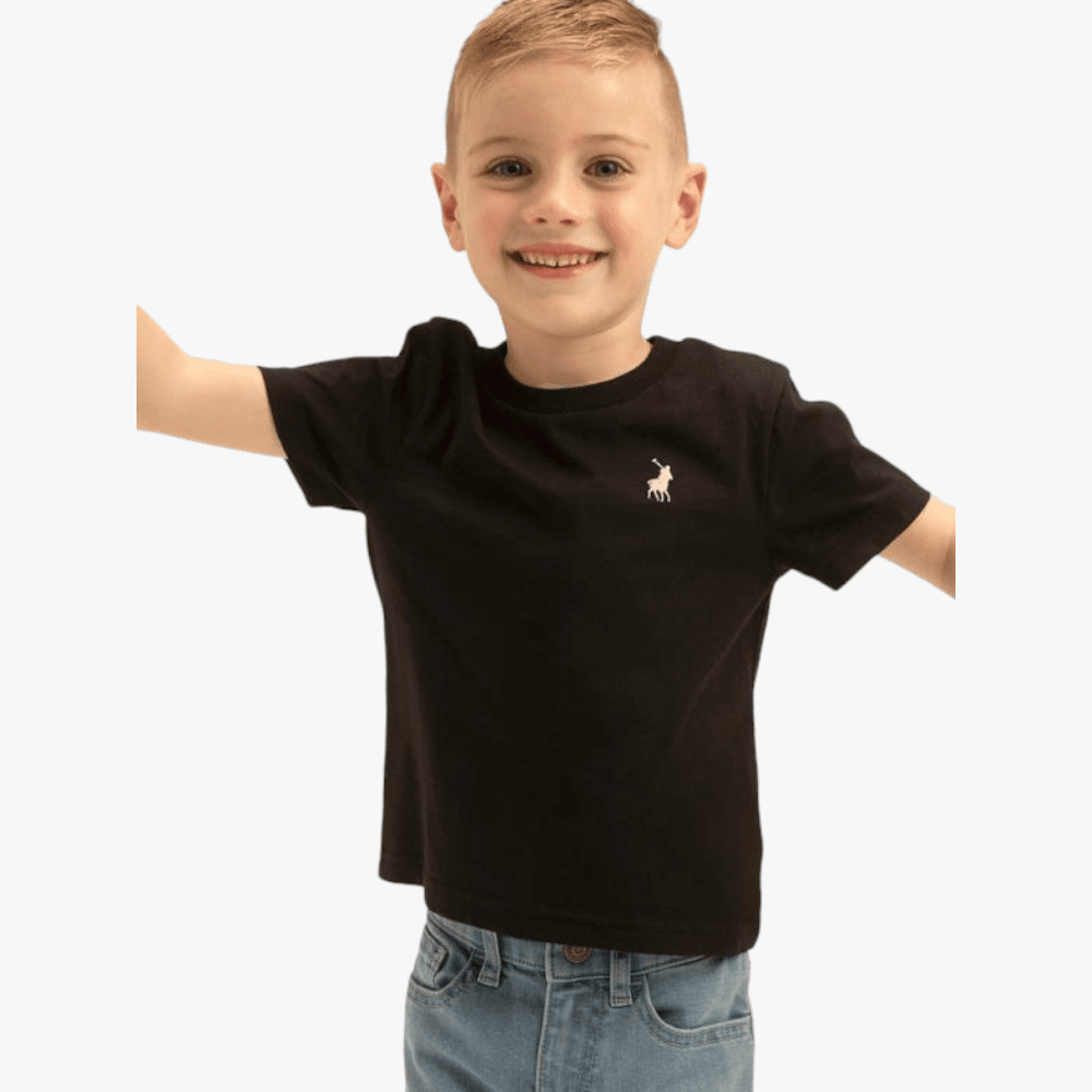 Polo Boys Rick Short Sleeve Tee Black Polo