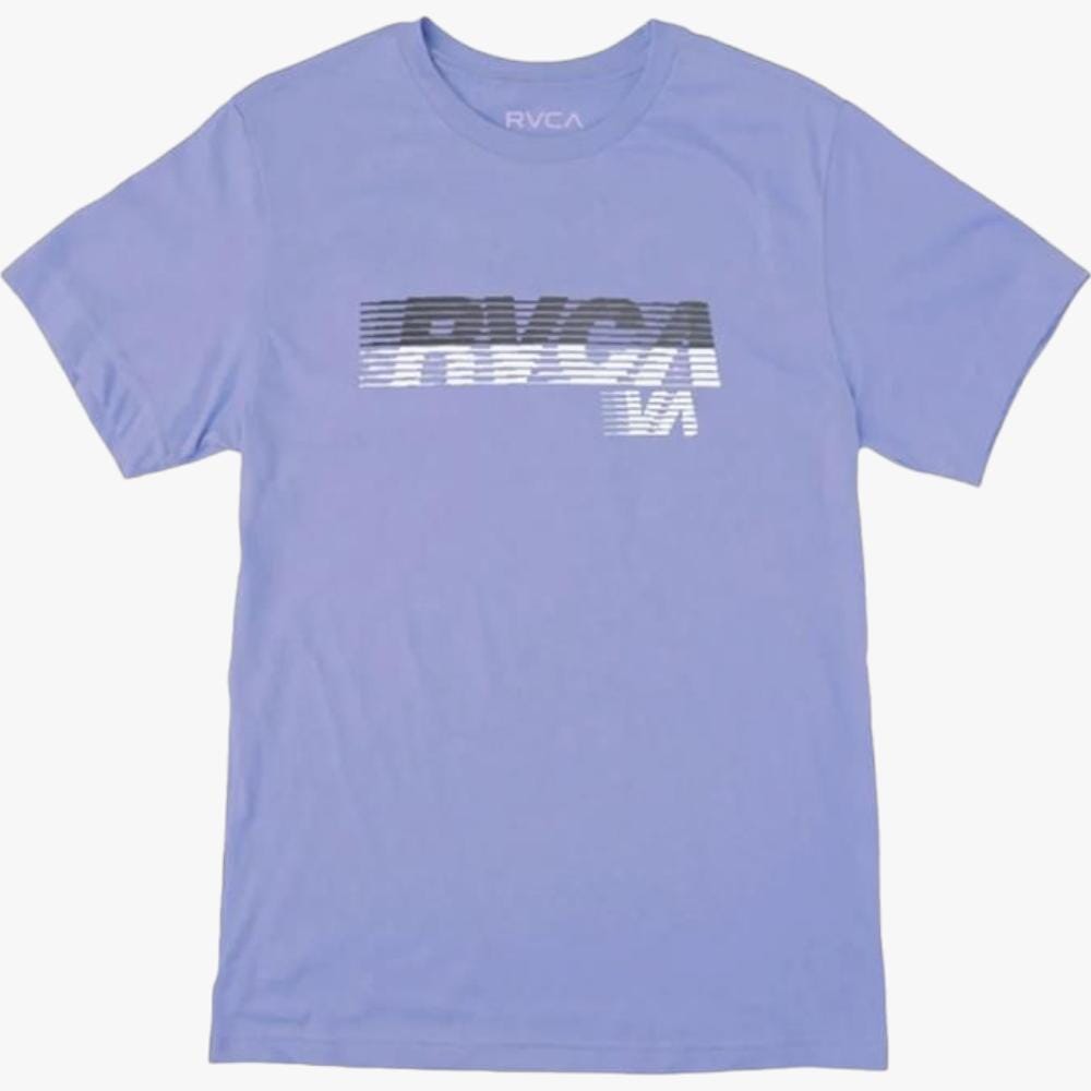 Rvca Boys Shift Short Sleeve Tee Grey Purple Rvca