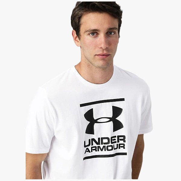 Under Armour Mens Gl Foundation Short Sleeve Tee White | Under Armour