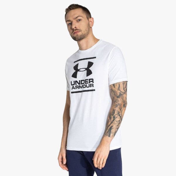 Under Armour Mens Gl Foundation Short Sleeve Tee White | Under Armour