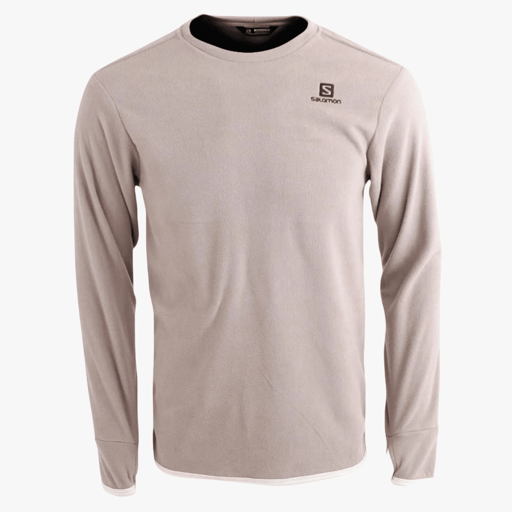 Salomon Mens Kabru Pullover Sweater Vintage Khaki | Solomons