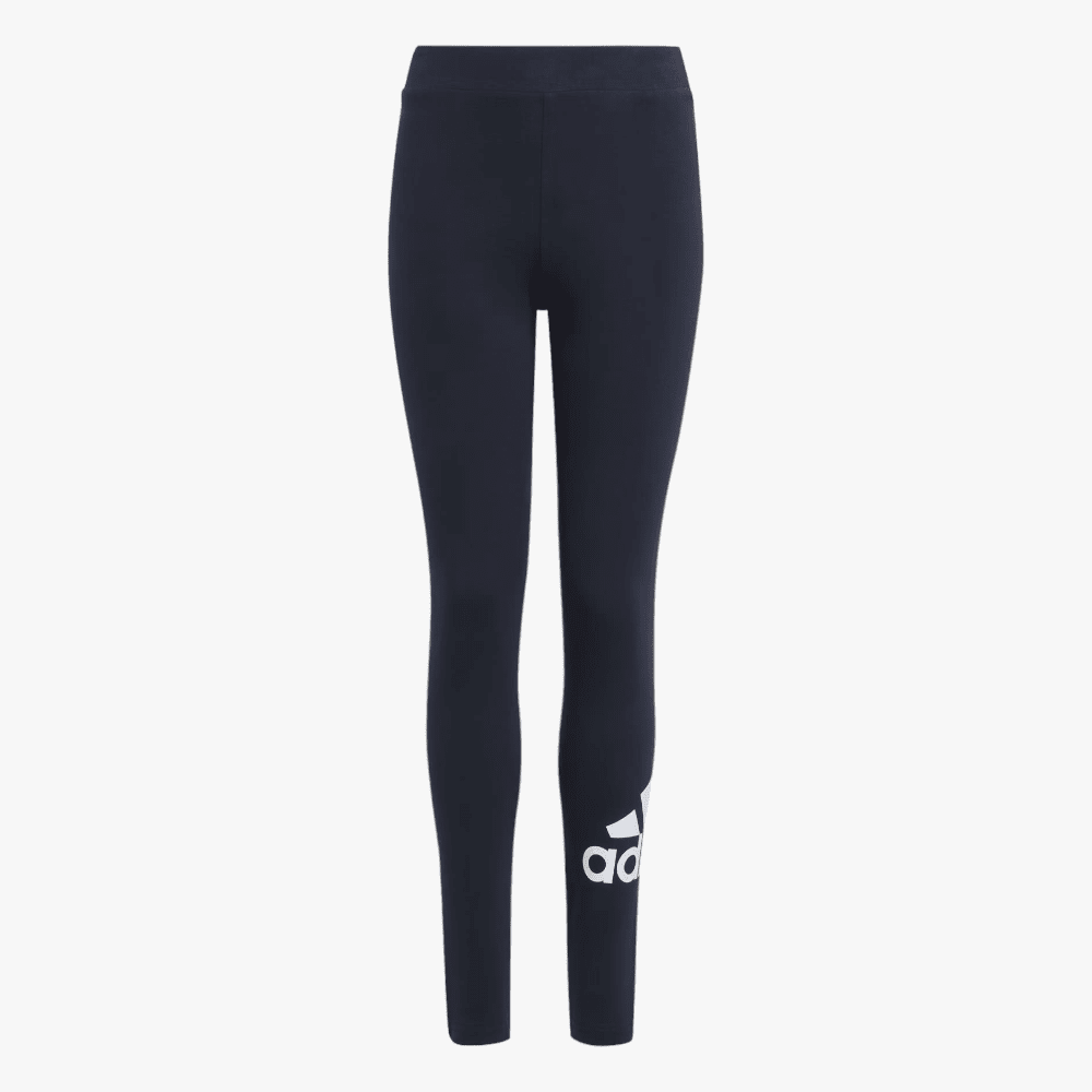 adidas Girls Essentials Big Logo Cotton Tights Black adidas