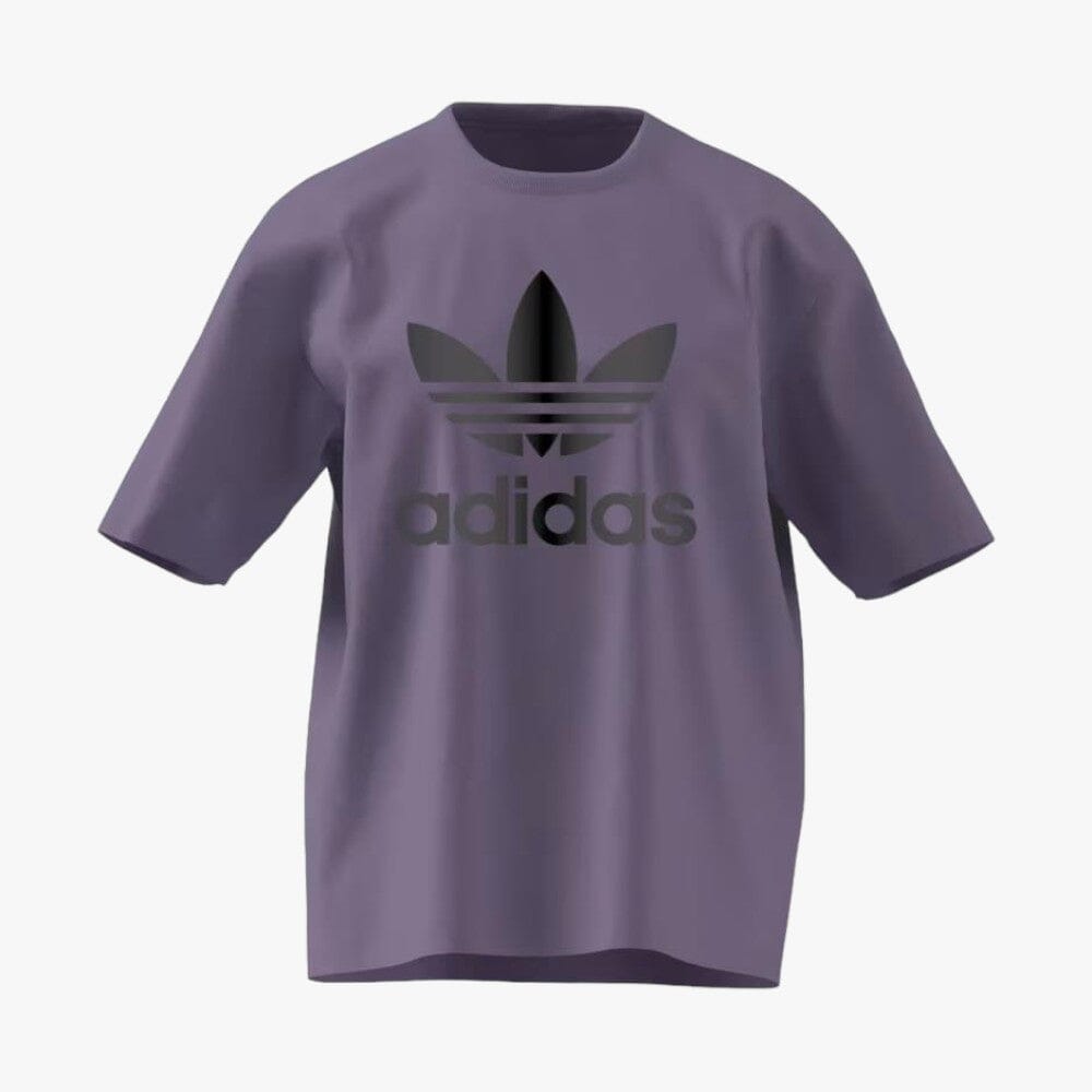 adidas Womens Tref Short Sleeve Tee Grape adidas