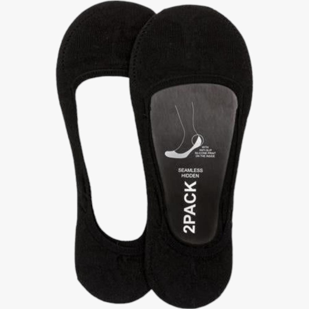 Falke Mens Invisibles 2Pk Socks Black Falke