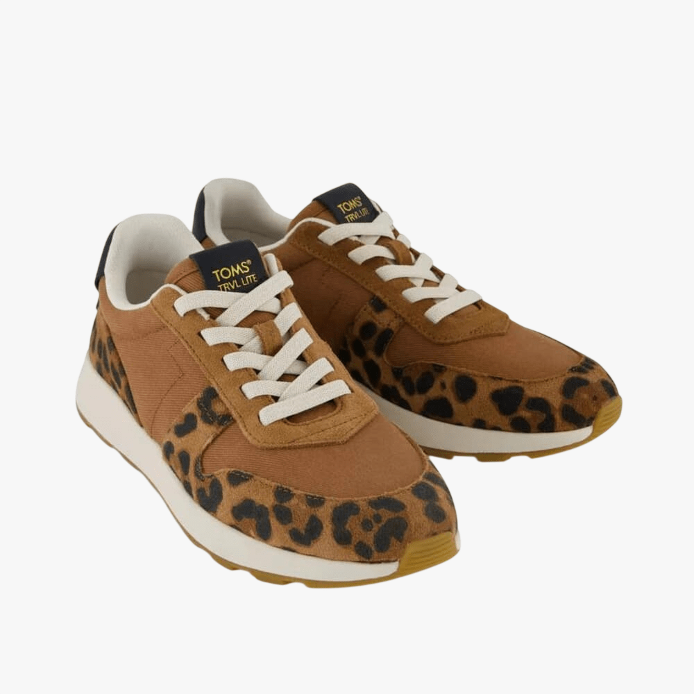 Toms Womens Travel Lite Retro Sneaker Brown Sugar | Toms