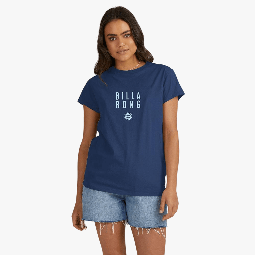 Billabong Womens Sunny Daze Short Sleeve Tee Mood Indigo | Billabong