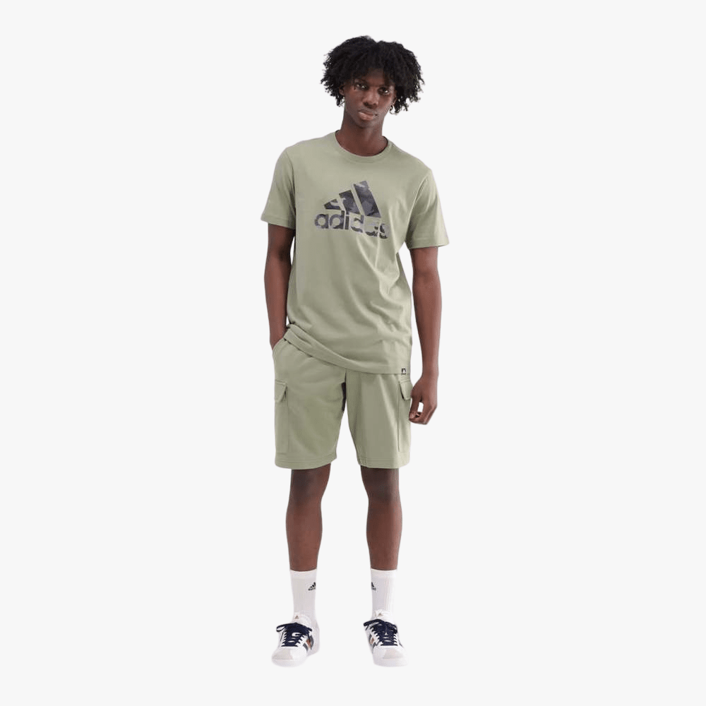 Adidas Mens Camo Bos Short Sleeve Tee Tent Green | Adidas