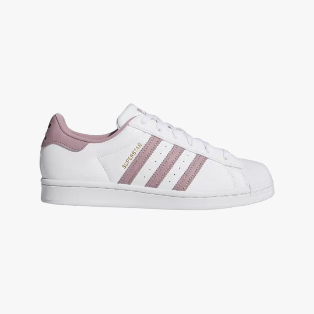 adidas Womens Super Star Sneaker White Pink Stripe adidas