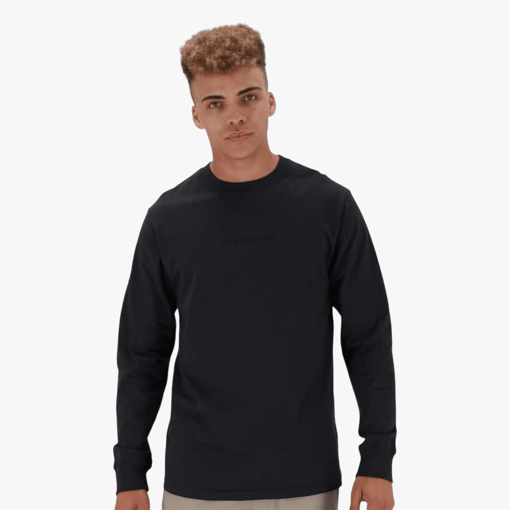 Salomon Mens Emblem Long Sleeve Tee Phantom | Salomon