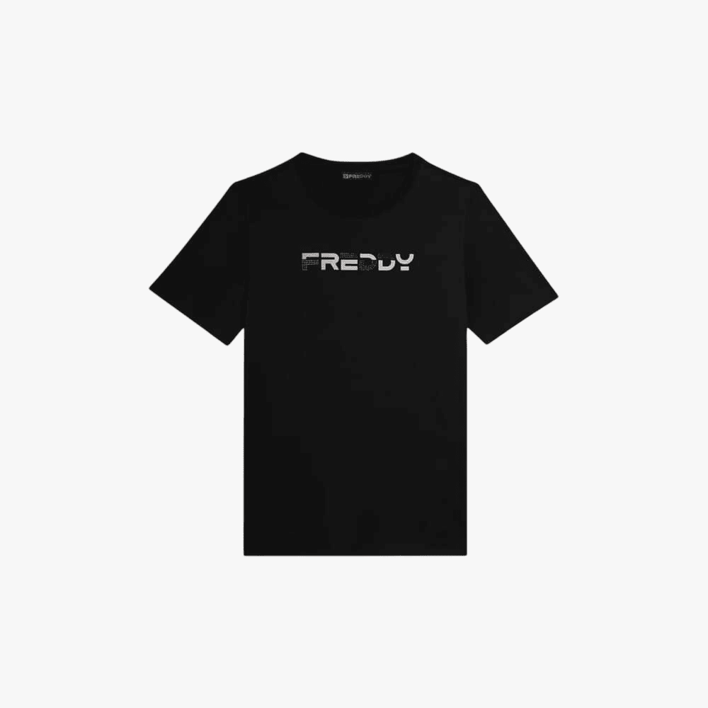 Freddy Womens Holographic Tee Black | Freddy