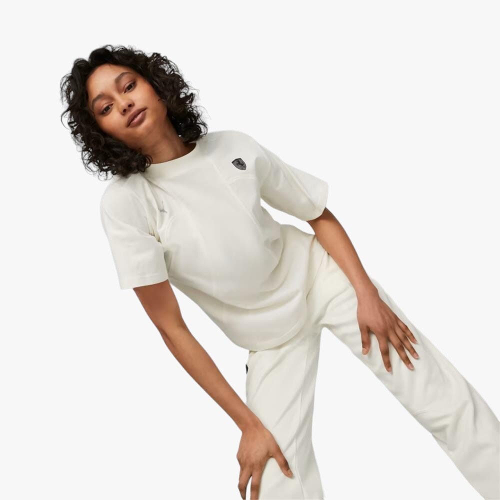 Puma Womens Ferrari Style Short Sleeve Tee White | Puma