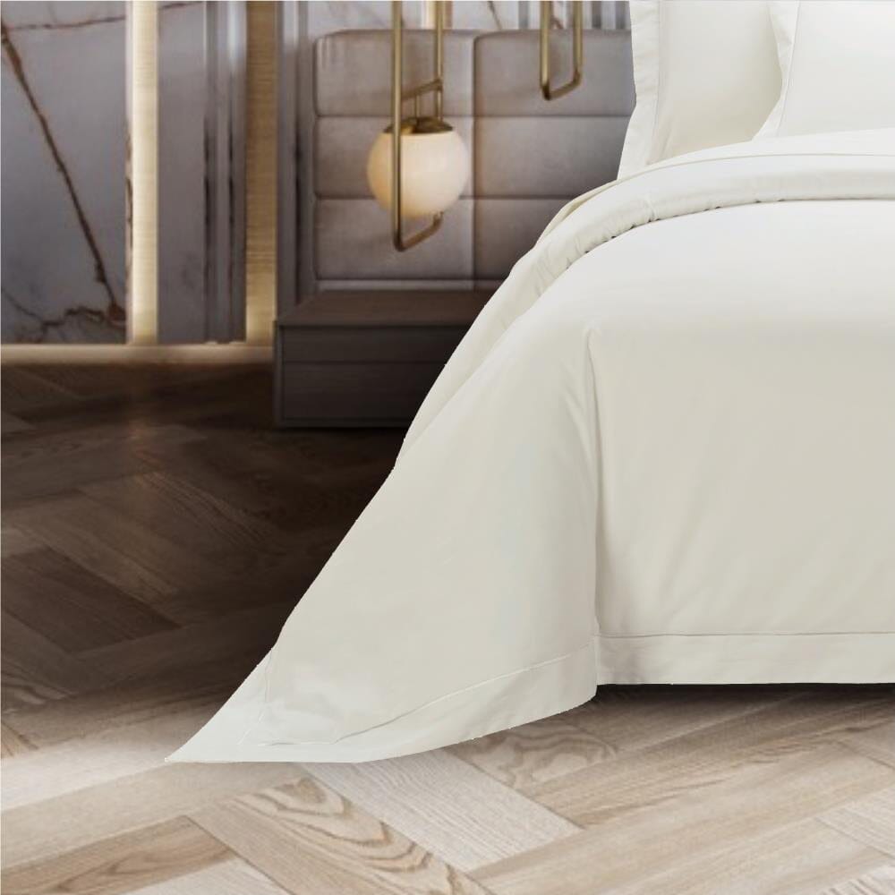 Cotton Co Egyption Cotton 400 Thread Queen 230X200 Duvet Cover Cream | Cotton Co