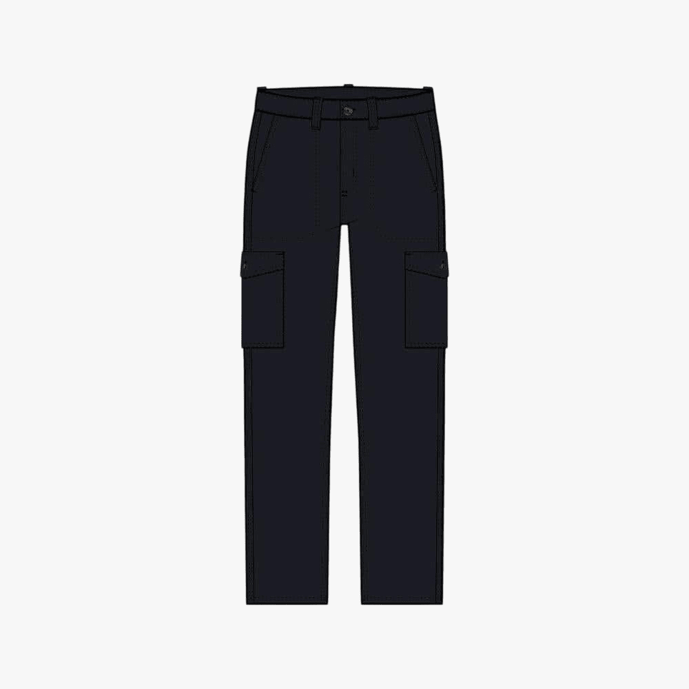 Caterpillar Mens Cargo Stright Pants Pitch Black | Caterpillar