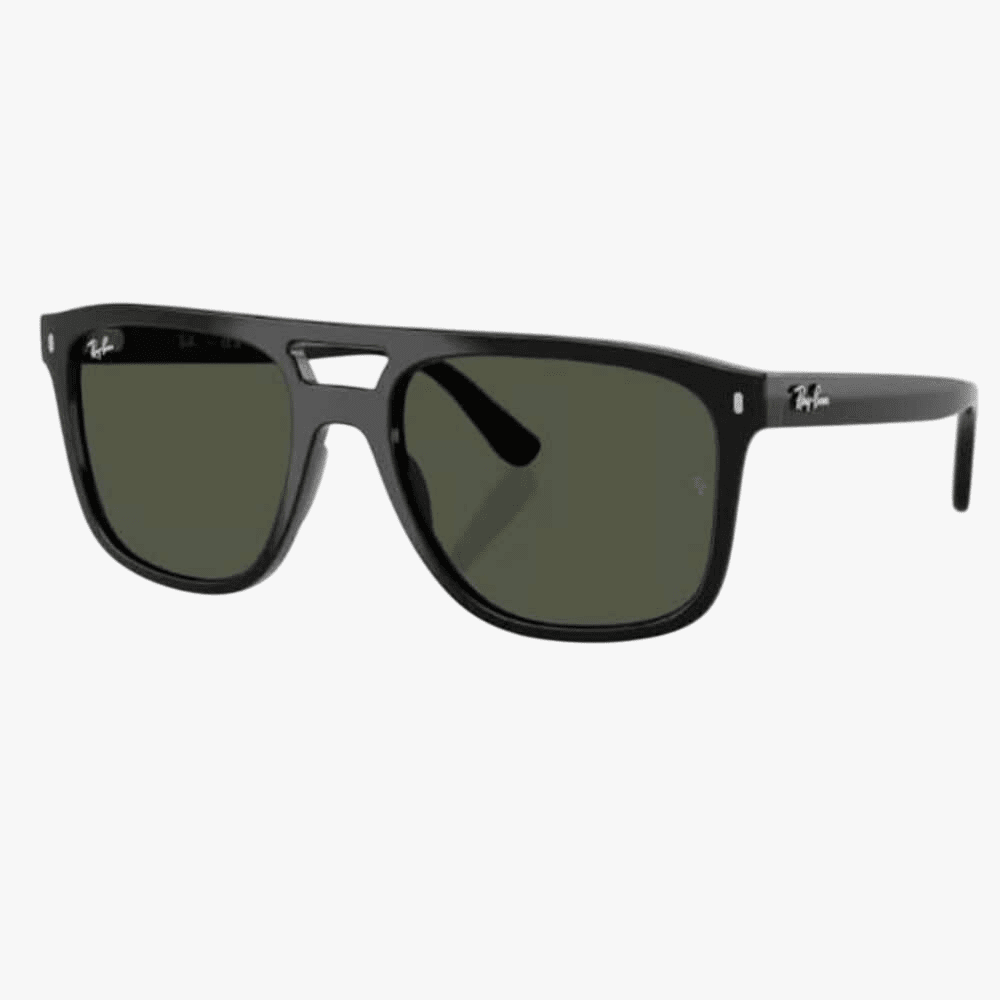 Rayban Black Frame G51 Green Lens Sunglass | Rayban