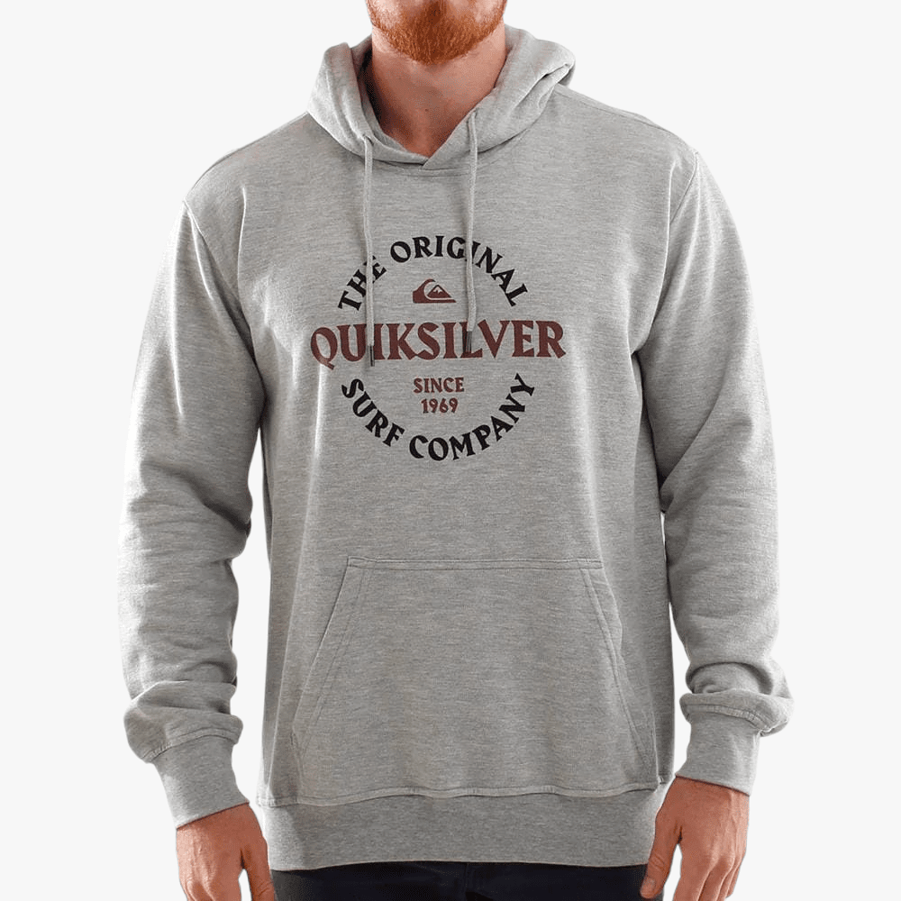 Quiksilver Mens Urban Stories Hoodie Grey Heather | Quiksilver