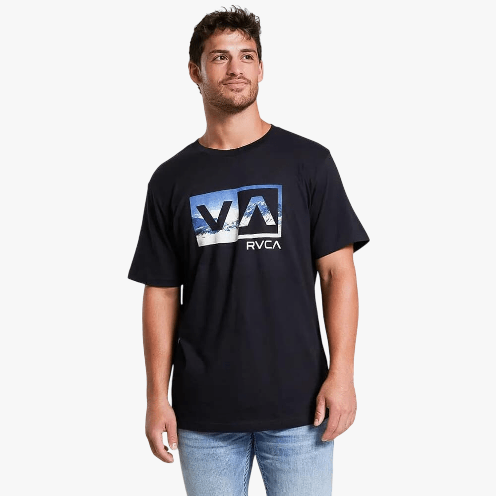 Rvca Mens Balance Box Short Sleeve Tee Black | Rvca