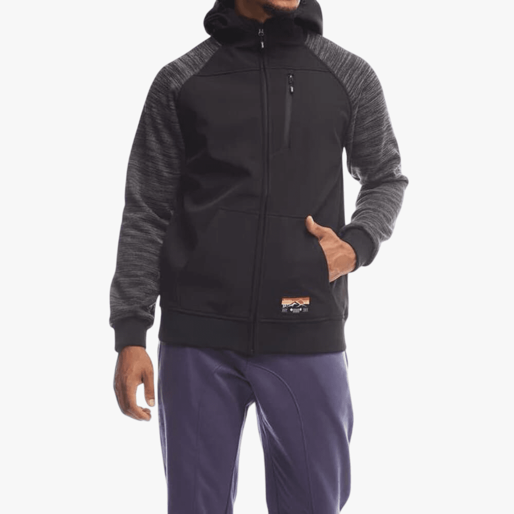 Jeep Mens Softshell And Fleece Jacket Black | Jeep