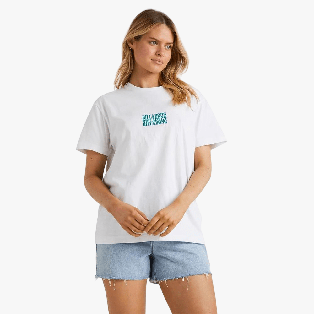 Billabong Womens Surf High Short Sleeve Tee White | Billabong