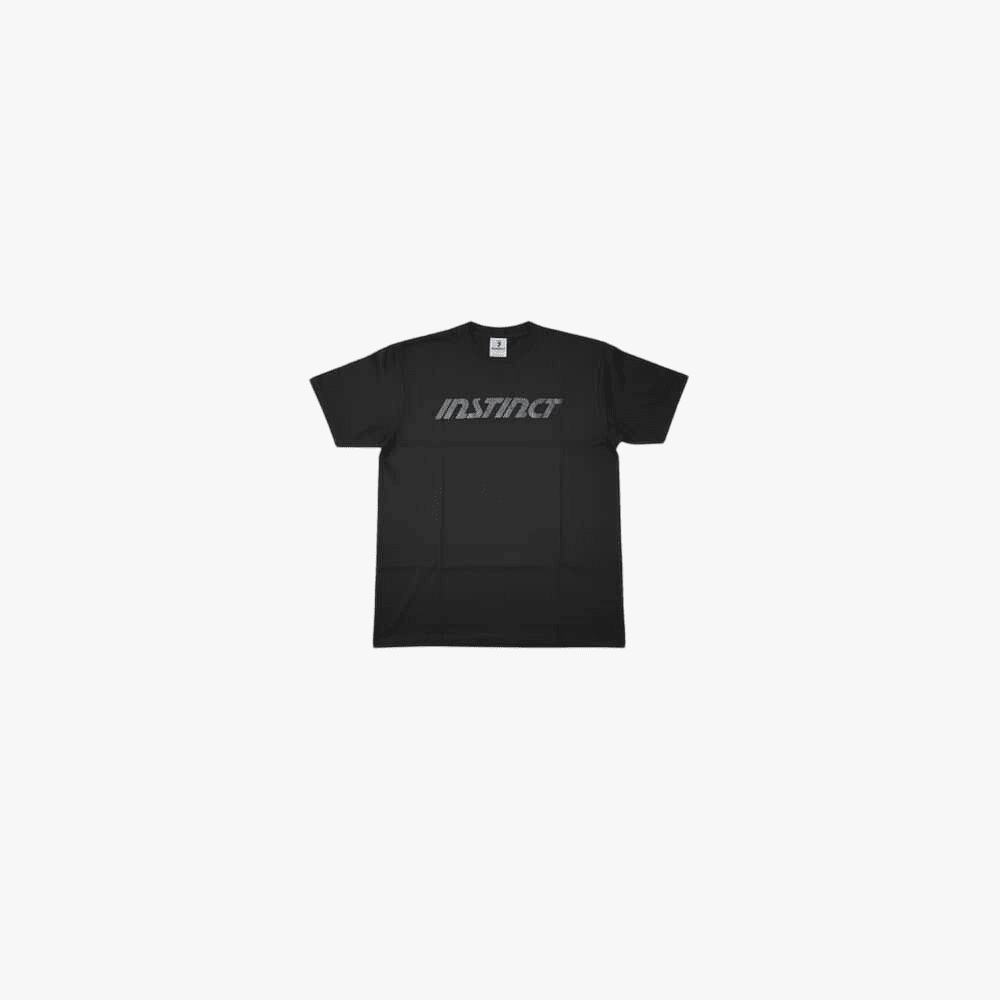Instinct Mens Logo Short Sleeve Tee Black | Instinct