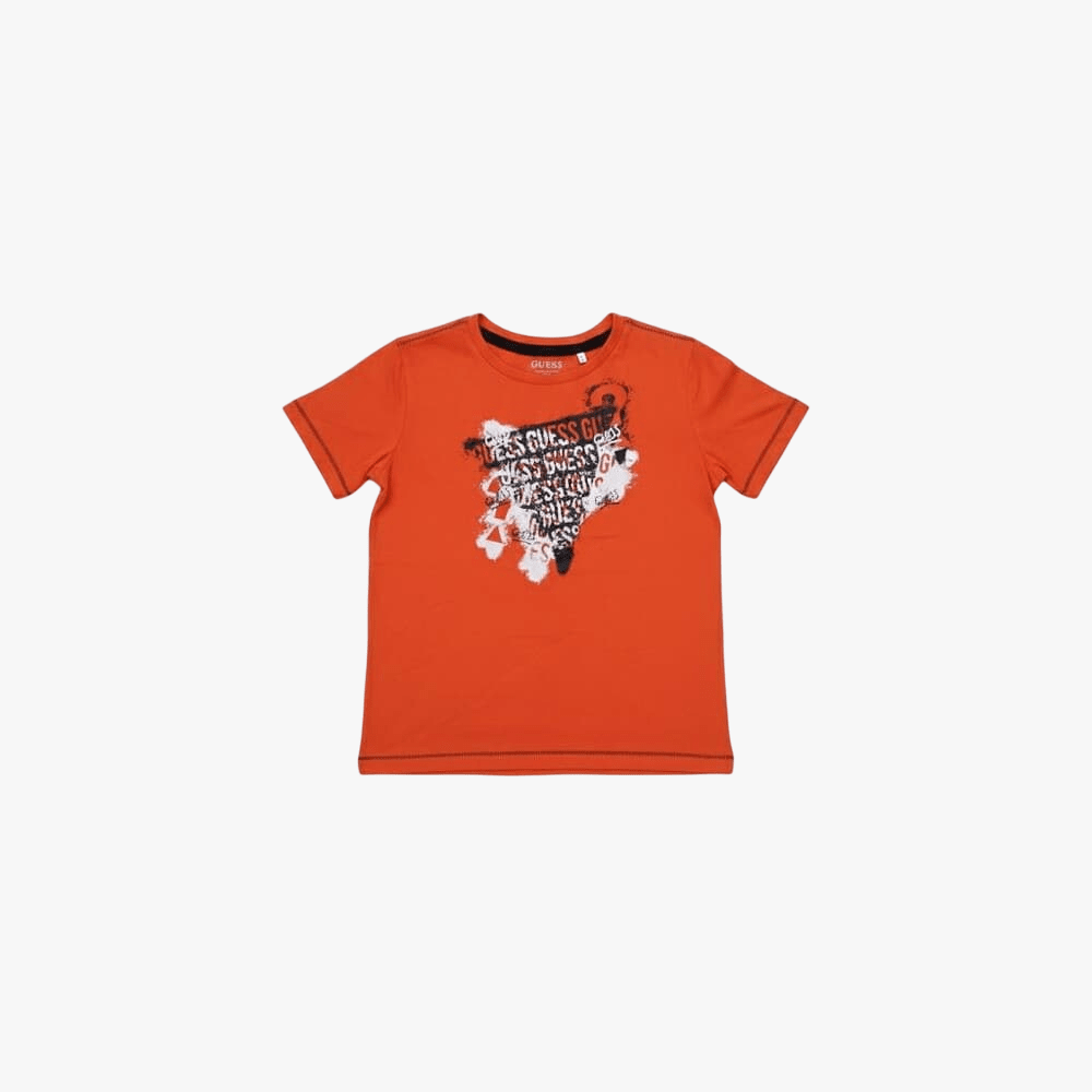 Guess Boys Short Sleeve Tee Orange | Guess