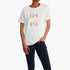 Jeep Womens Detroit Embroid Short Sleeve Tee Unbleached Jeep