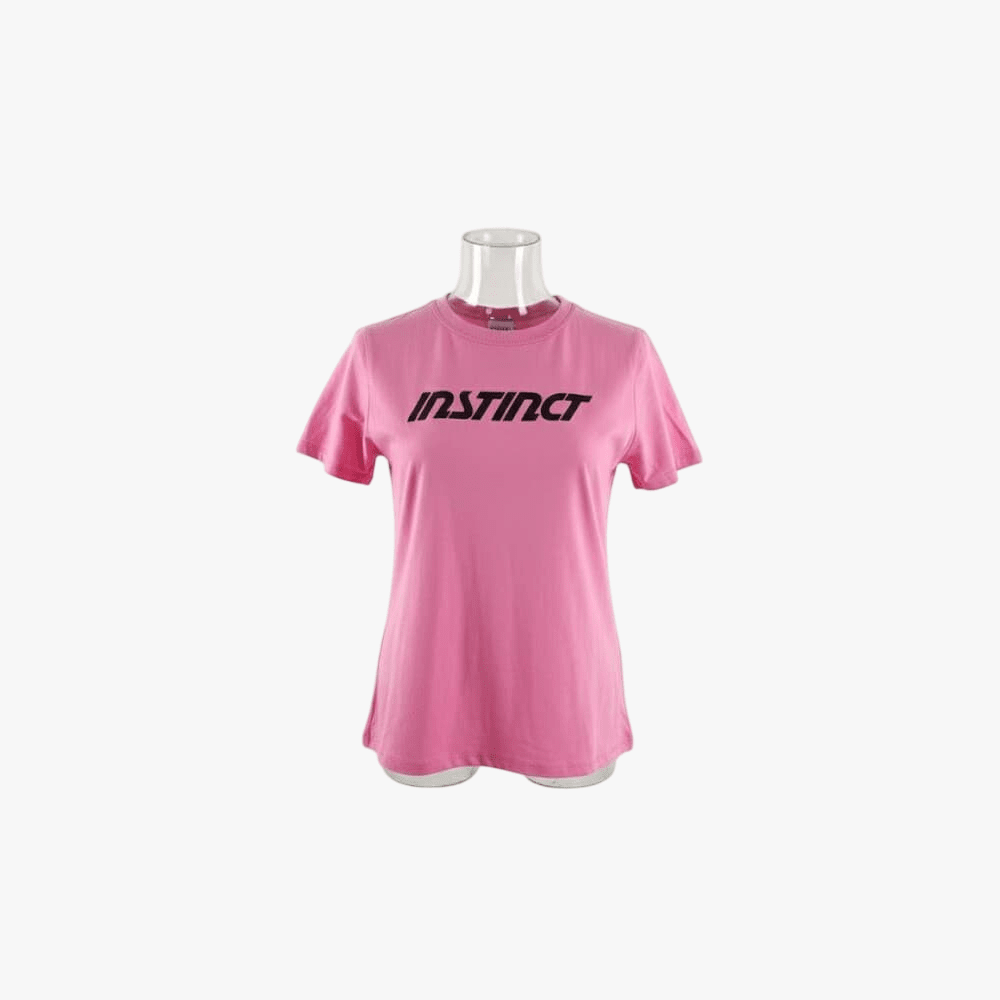 Instinct Womens Logo Short Sleeve Tee Pink | Instinct
