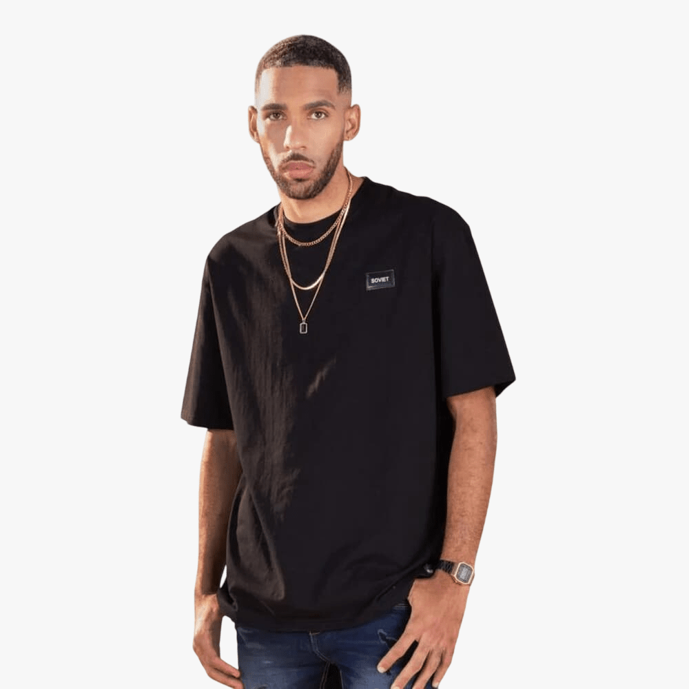 Soviet Mens Jin Short Sleeve Tee Black | Soviet