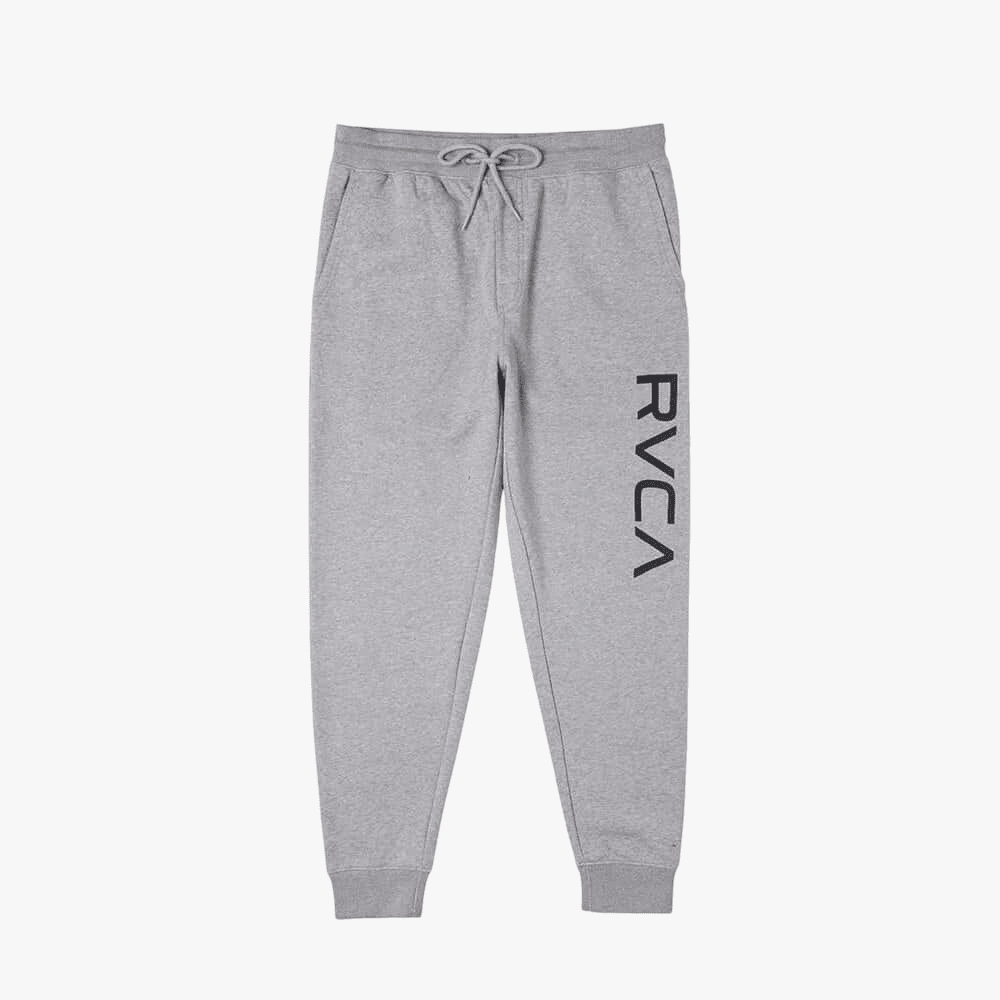 Rvca Boys Big Logo Trackpants Athletic Heather | Rvca